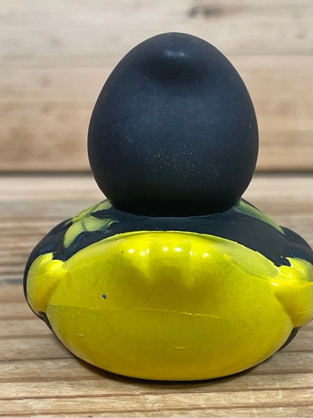 Black Yellow Ninja Rubber Ducky Bath Tub Squirter 3” Water Pool Swim Duck Figure